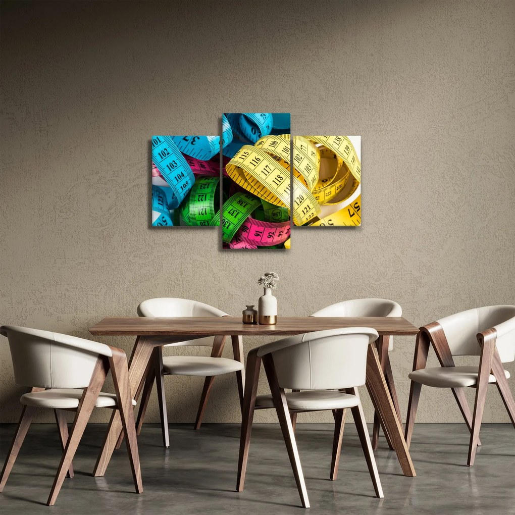 Obraz farebných metrov (90x60 cm)