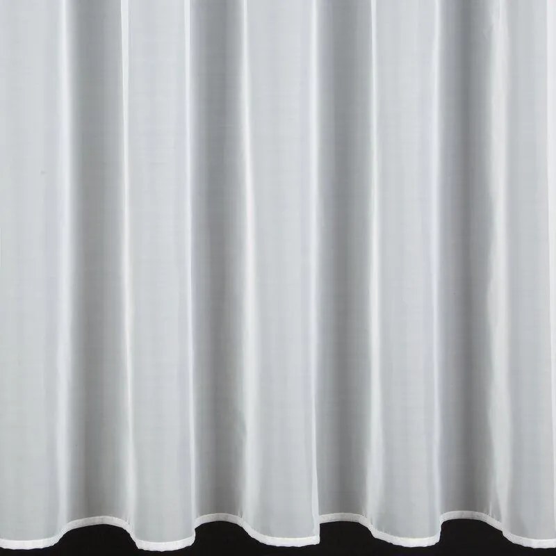 Biela voálová záclona na páske LUCIA 300x250 cm