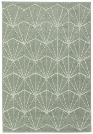 Koberce Breno Kusový koberec PORTLAND 750/RT4G, zelená, viacfarebná,80 x 140 cm