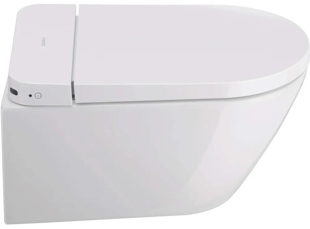 DURAVIT SensoWash D-Neo Compact elektronický bidet s keramikou, Rimless, 375 x 570 mm, biela, s povrchom HygieneGlaze, 654000012004300
