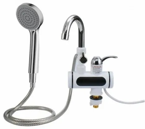 Vekr 1171 LCD prietoková batéria s elektrickým ohrevom vody a sprchou