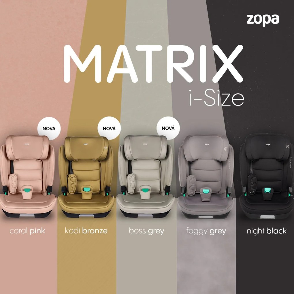 Zopa autosedačka Matrix i-Size - Kodi bronze