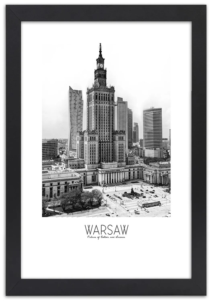 Gario Plagát Palác kultúry vo Varšave Farba rámu: Bez rámu, Rozmery: 30 x 45 cm