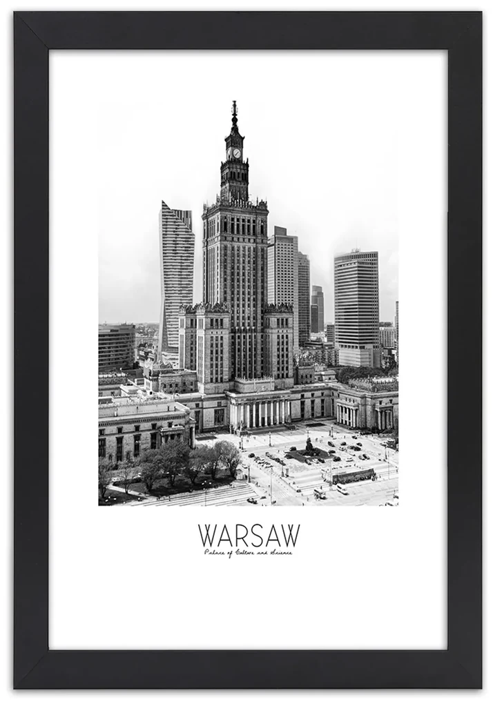 Gario Plagát Palác kultúry vo Varšave Farba rámu: Bez rámu, Rozmery: 30 x 45 cm
