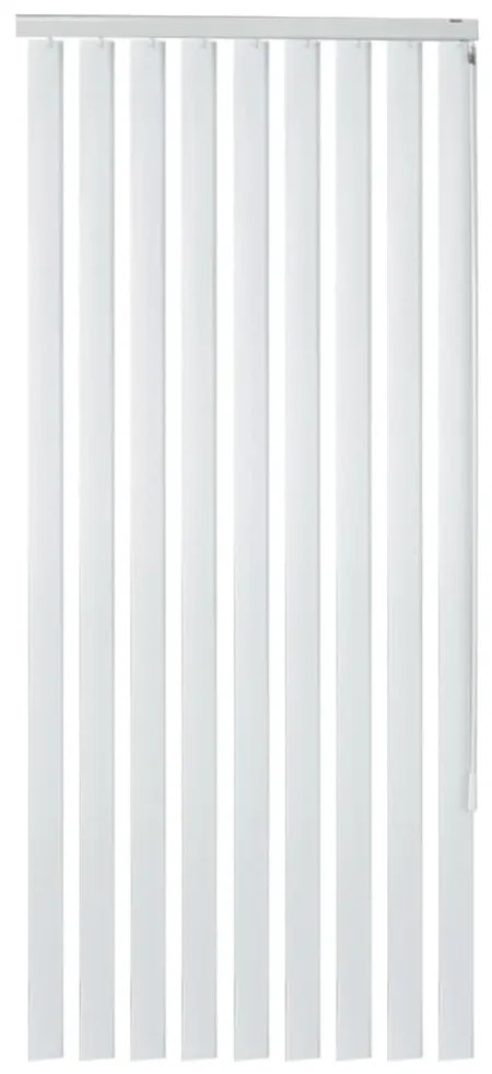 vidaXL Vertikálne rolety, biele, PVC, 150x250 cm