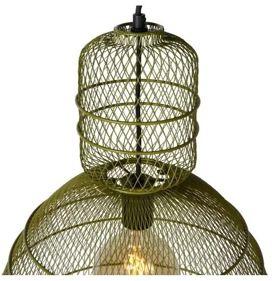 Lucide 78395/01/33 - Luster na lanku GASSET 1xE27/60W/230V zelená