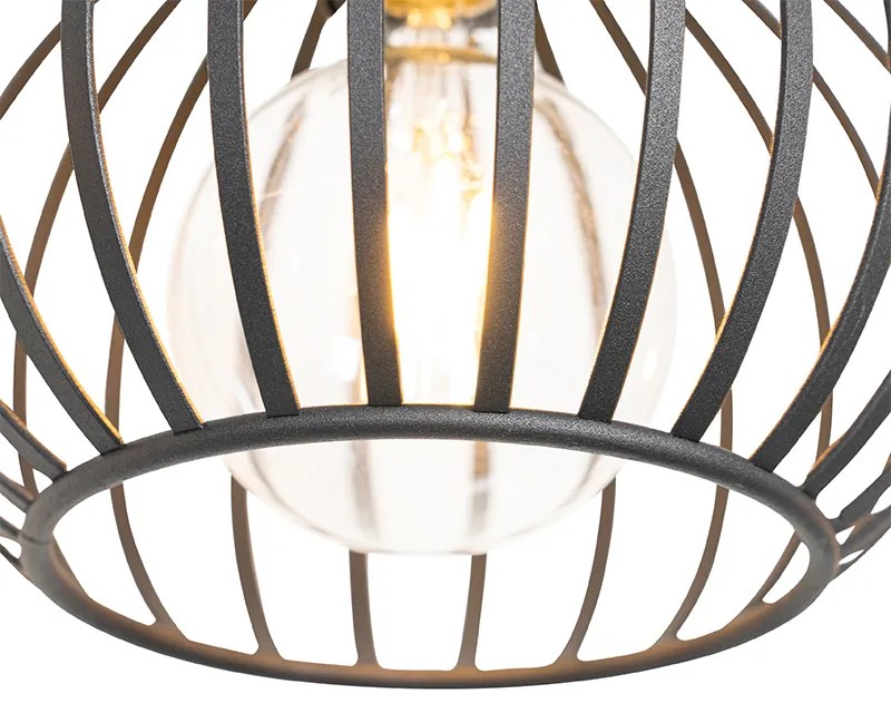 Inteligentné závesné svietidlo čierne 4-svetlá Vrátane 4 Wifi G95 - Saffira