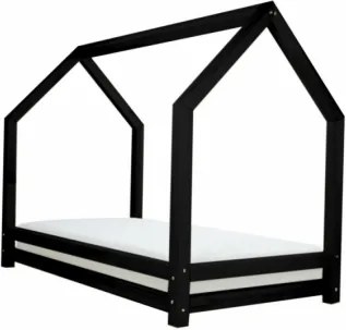 FUNNY detská posteľ, Farba Čierna, Veľkosť 120 x 200 cm