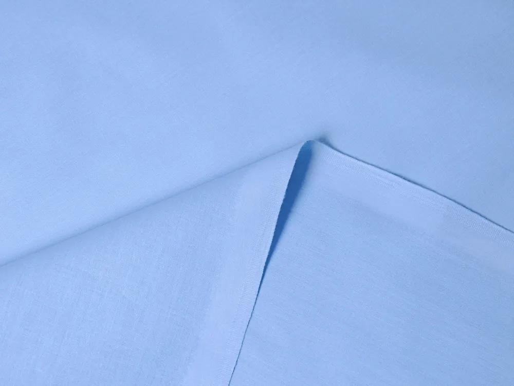 Detské bavlnené posteľné obliečky do postieľky Moni MOD-509 Nebeská modrá Do postieľky 90x140 a 50x70 cm