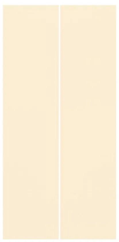 Súprava posuvnej záclony - Cream  -2 panely