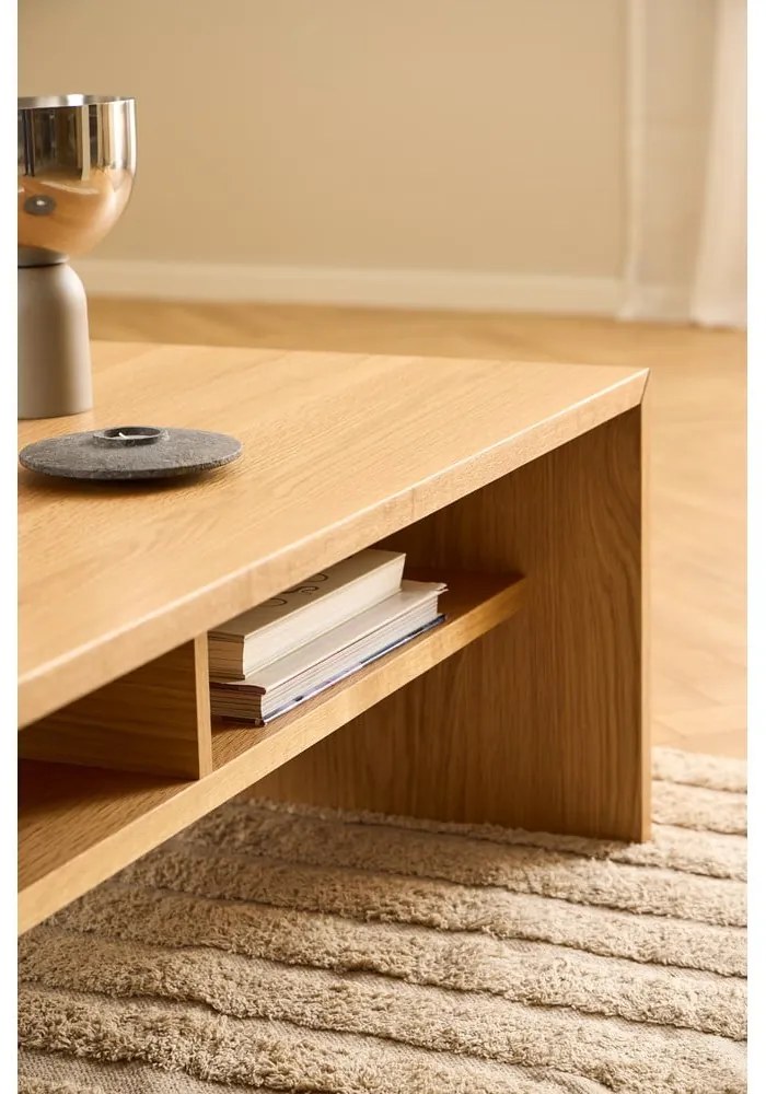 Konferenčný stolík v dekore duba v prírodnej farbe 60x120 cm Arlon – Actona