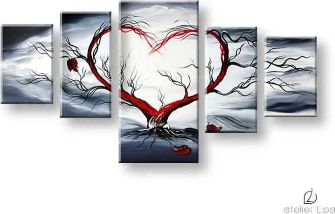 Autorská reprodukcia na plátne LÁSKA