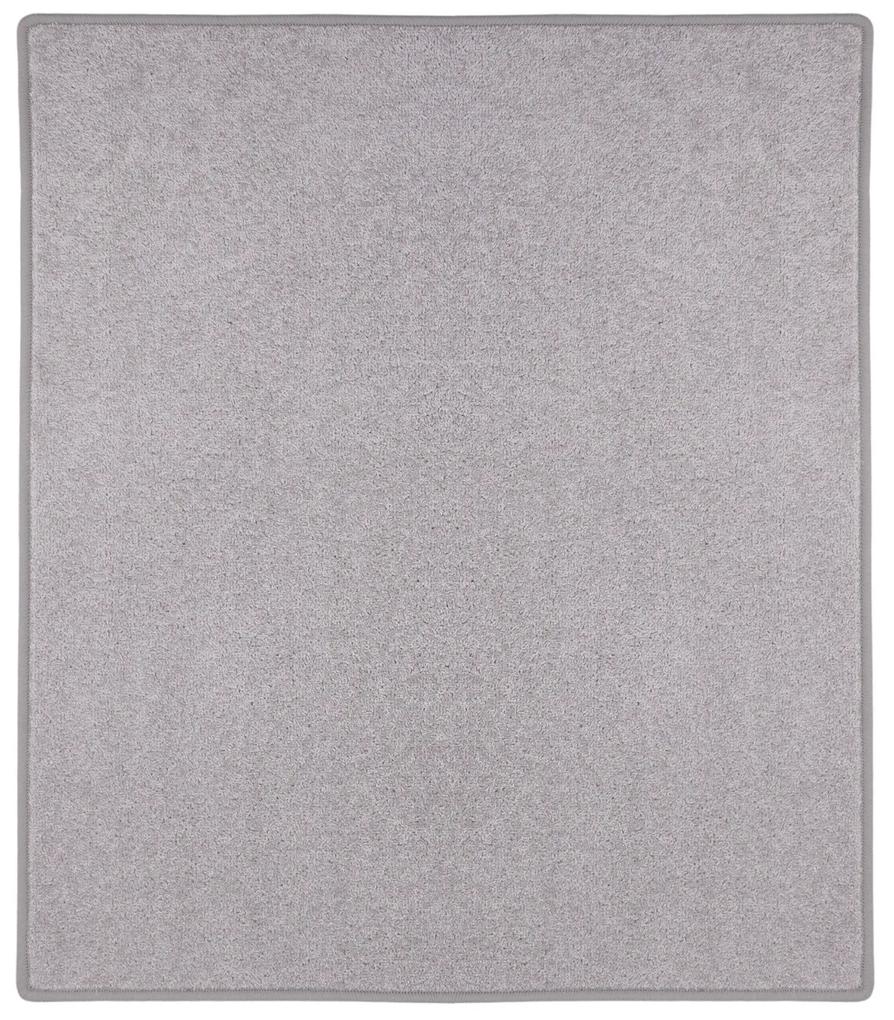 Vopi koberce Kusový koberec Eton sivý 73 štvorec - 80x80 cm