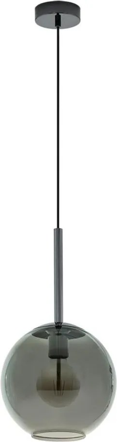 Eglo 97633 - Závesné svietidlo na lanku TINDARI 1xE27/60W/230V dýmovo čierna