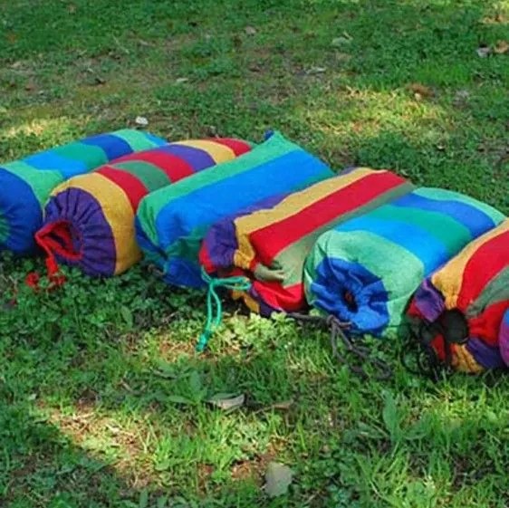 Bluegarden, závesná hojdacia sieť s drevenou oporou pre 2 osoby 150x210cm Hammock 400257A, modrá, OGR-09017