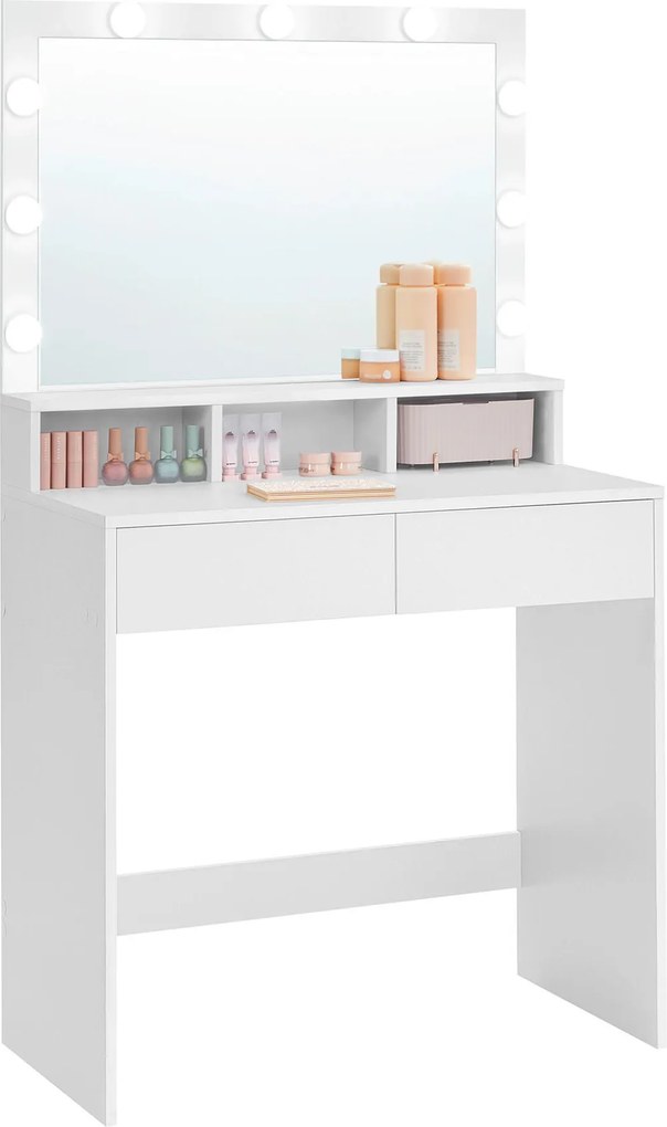XXXLutz TOALETNÝ STOLÍK, biela, 80/40/140 cm Boxxx - Online Only drobný nábytok - 002543007138