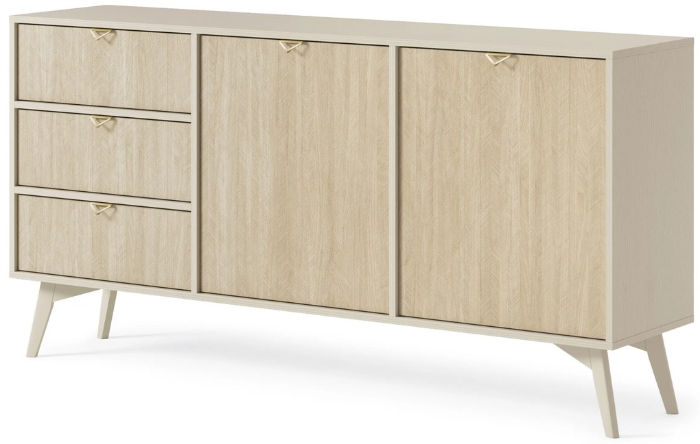 Komoda Les II 158 cm béžová