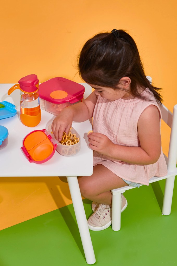 Sport fľaša na pitie 600 ml - ružová/oranžová