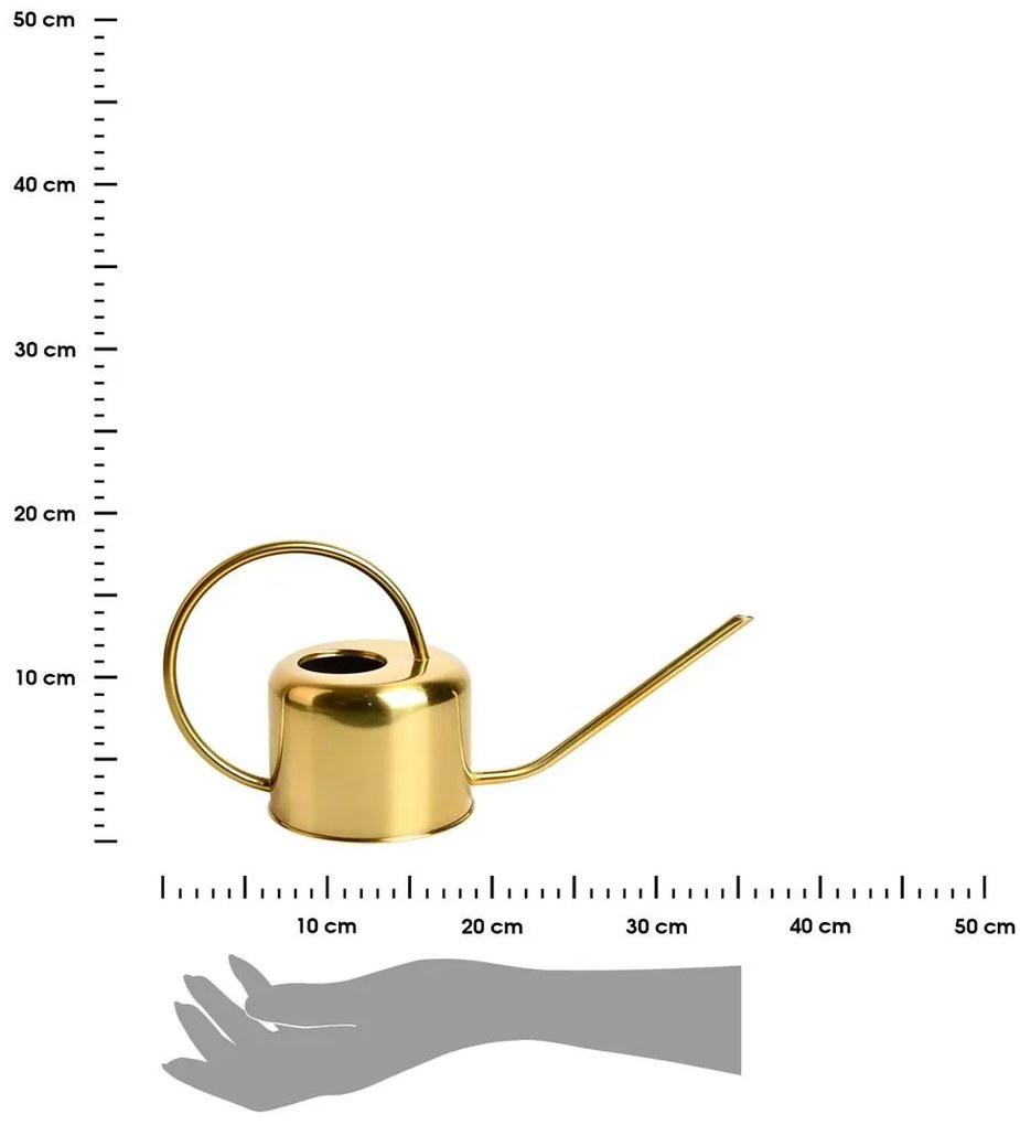 Kanva na polievanie Simple, 1 l, zlatá