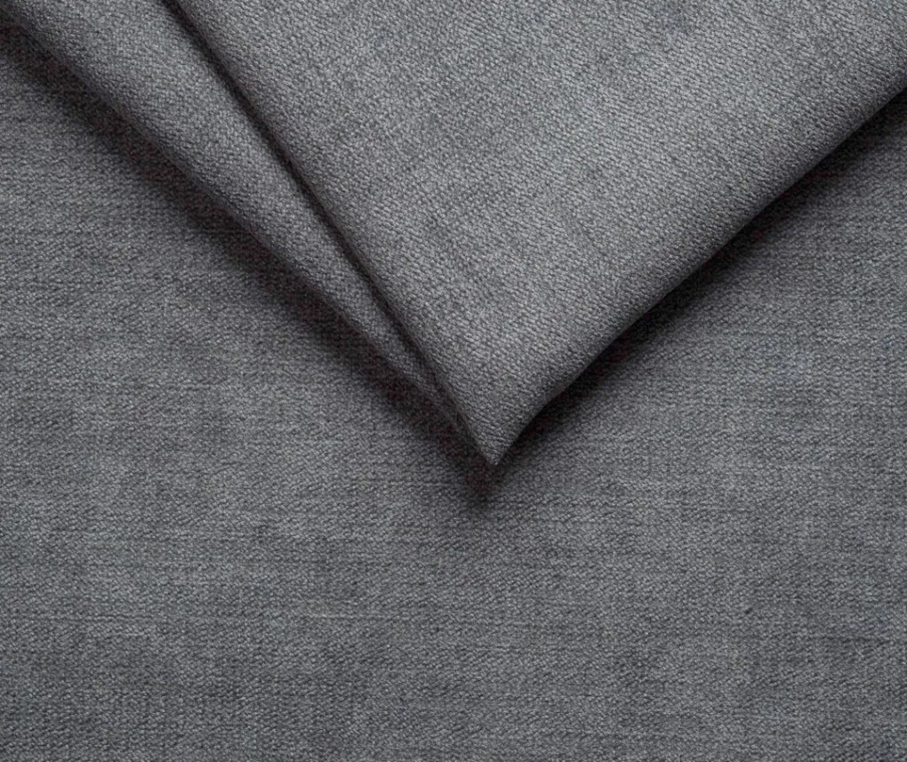 Posteľ s matracom Caribic 110x200 cm, svetlo šedá/šedá látka