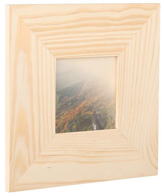 ČistéDřevo Drevený fotorámik na stenu 23 x 23 cm
