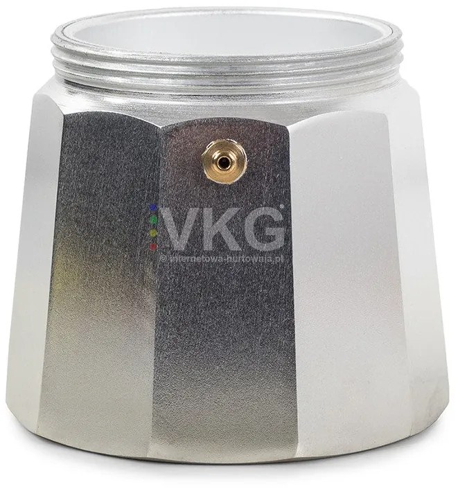 Verk 07038 Moka kanvica na 6 káv - 300 ml, strieborná