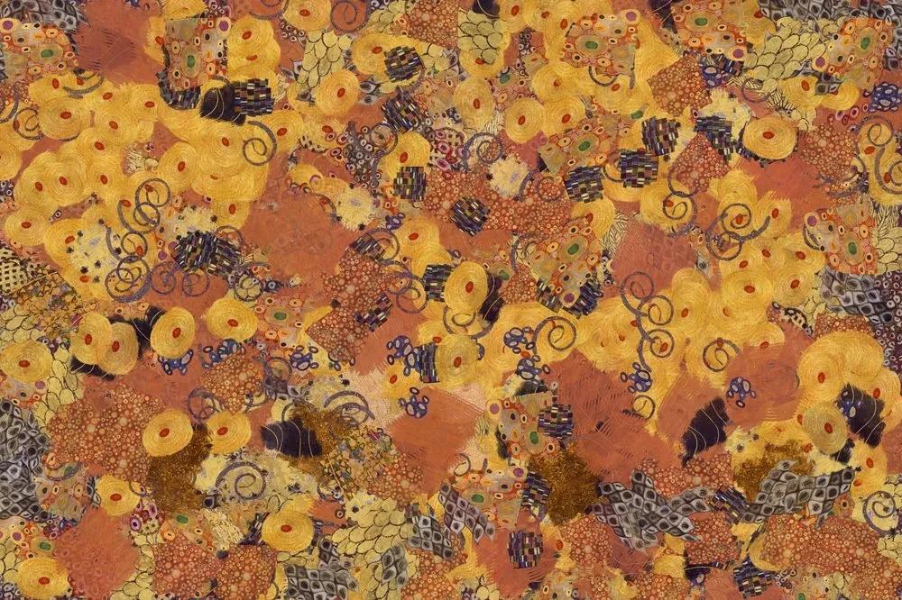 Samolepiaca tapeta abstrakcia inšpirovaná G. Klimtom - 225x150