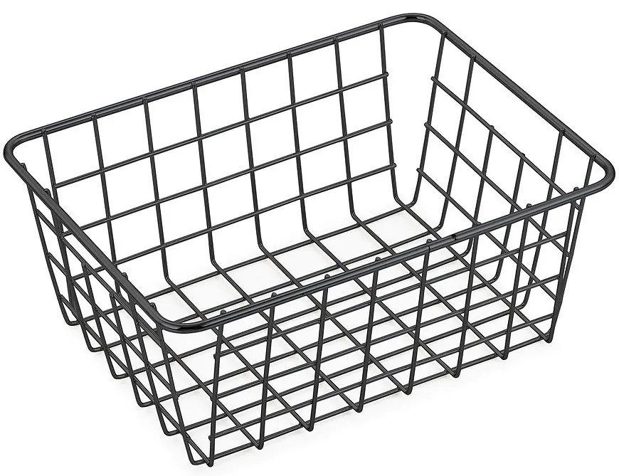 Drôtený kôš filum 24x18x10cm čierny 8058