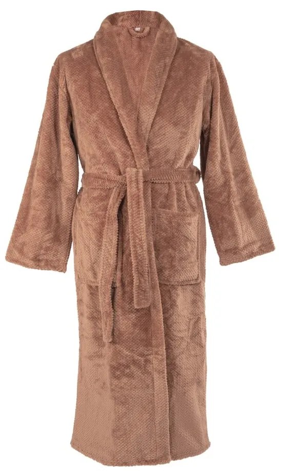 Hnedý župan z mikroplyšu veľkosť S/M Pippa – Tiseco Home Studio