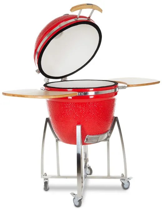 Kamado Keramický gril MAMUT SET 56cm Červený