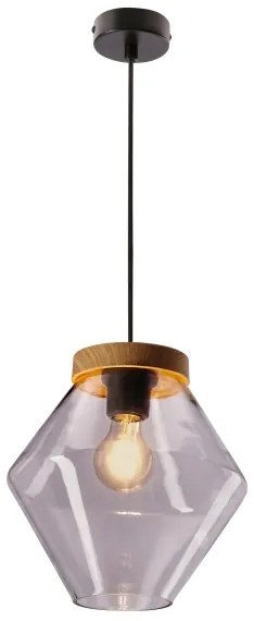 Luster na lanku BRELS 1xE27/40W/230V priehľadný
