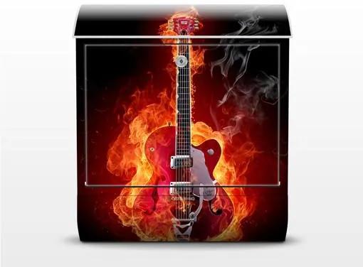 Poštová schránka Gitara v ohni