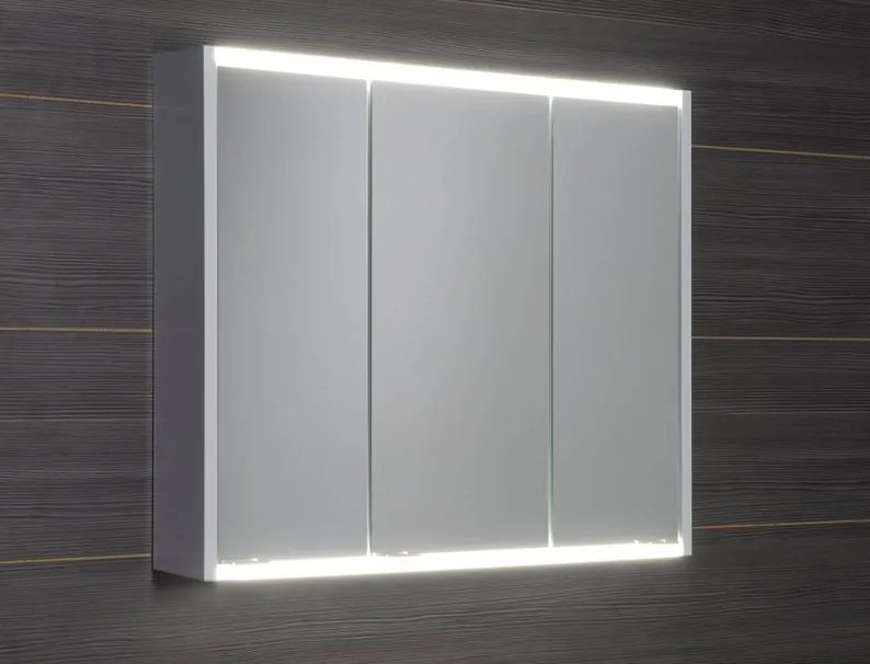 Sapho, BATU galérka 2x LED osvetlení, 100x71x15cm, biela, 1141130