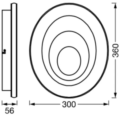 Osram - LED stropné svietidlo ORBIS SPIRAL LED/27W/230V