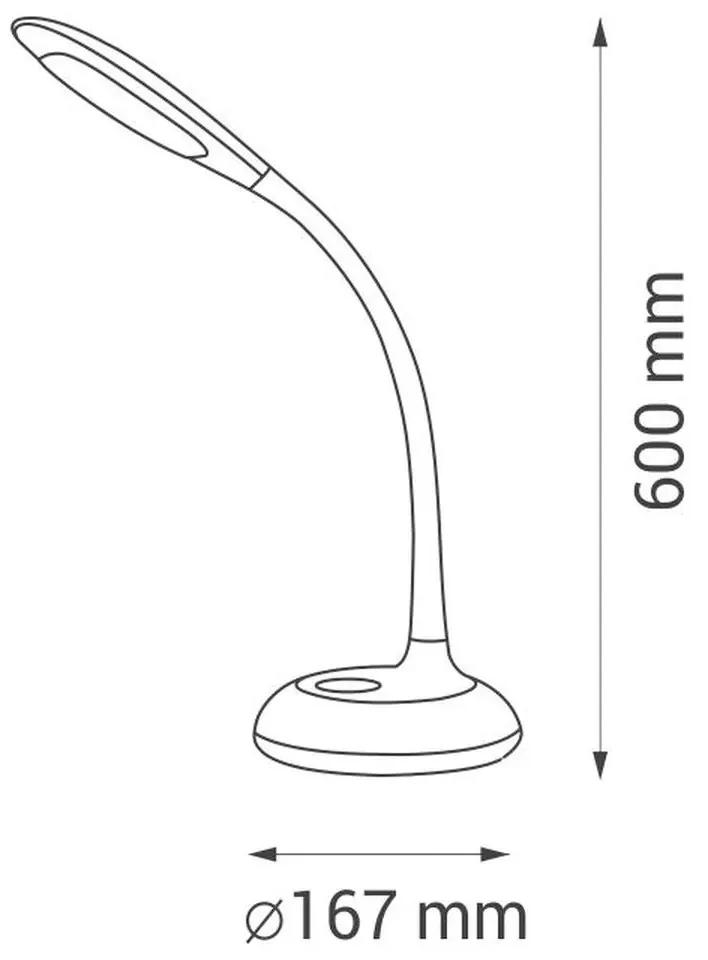 Stolná lampa Magic 2 RGB Nilsen LED BLACK DN001 DN001