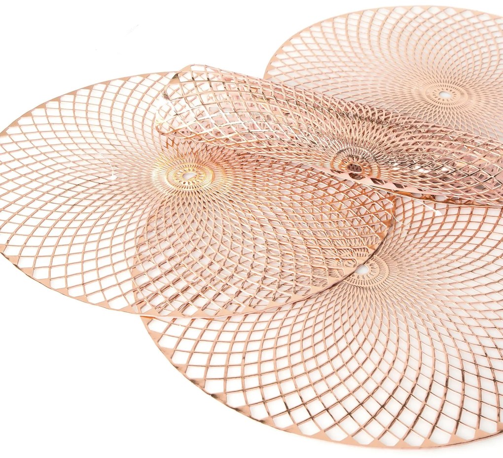 SADA 6 KS PRESTIERANIE NA STÔL DARIA (FI) 38 CM MEDENÁ