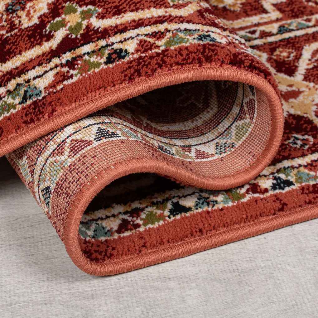 Flair Rugs, Kusový koberec Sincerity Royale Gillingham Red, 120x170, červená, obývacia izba
