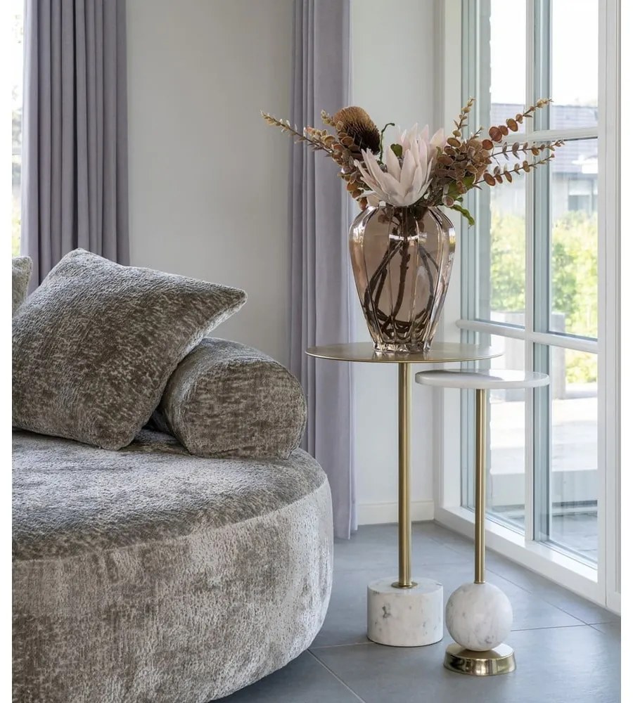 Kovový okrúhly odkladací stolík ø 25 cm Salo – House Nordic