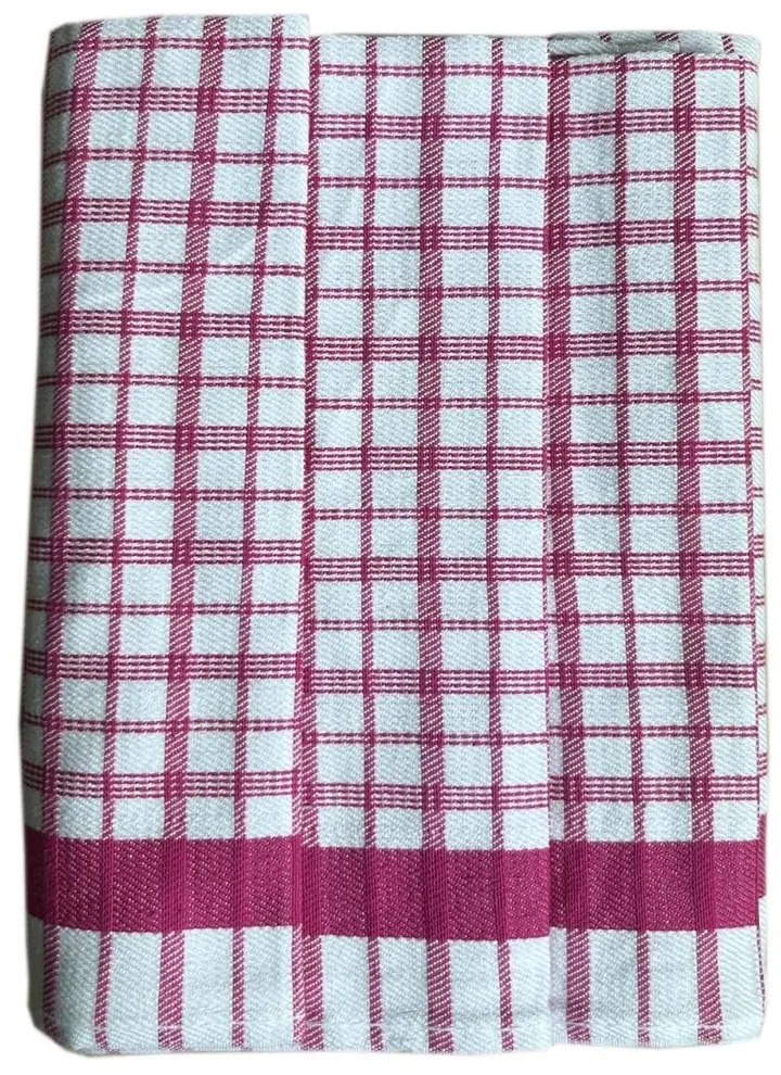 Polášek Károvaná utierka Egypt – 3 ks - č. 43 | Biela / modrá