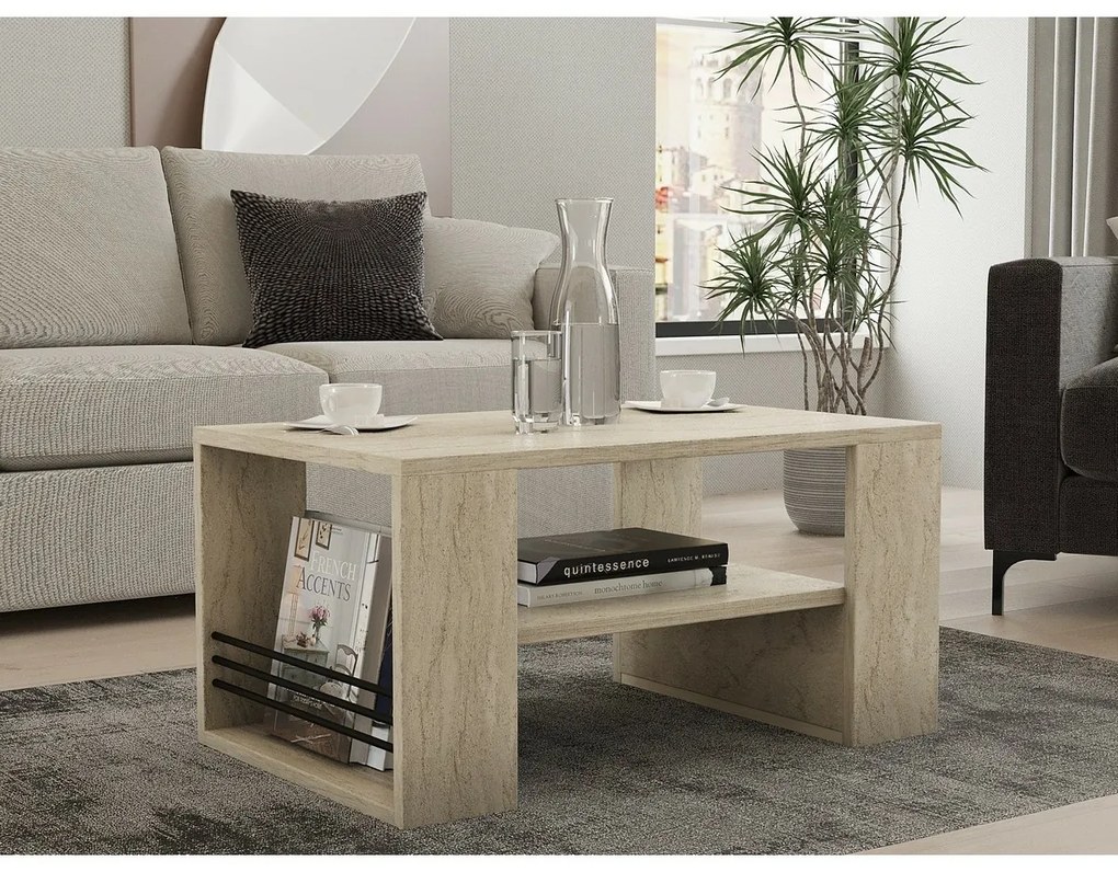 Konferenčný stolík Iris Travertine