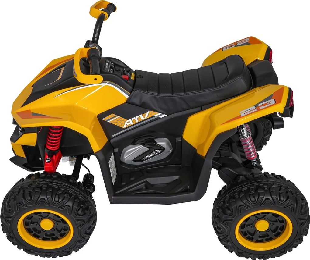 Ramiz Rýchle koleso Quad Vehicle Žltá