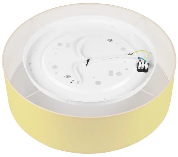 Stropné svietidlo SIRJA PASTEL 2xE27/60W/230V pr. 45 cm žltá