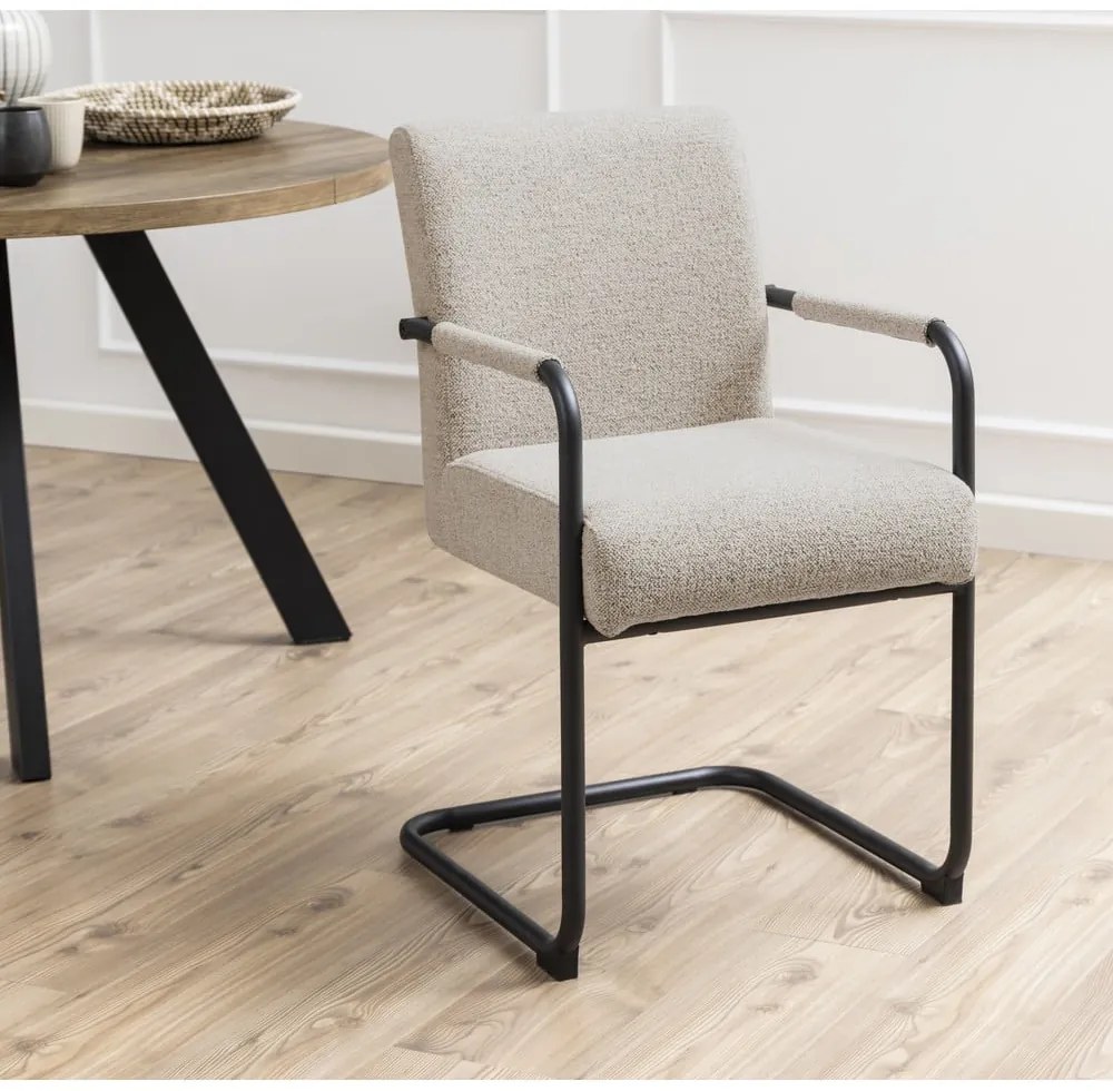 Béžové jedálenské stoličky v súprave 2 ks Adele - Actona