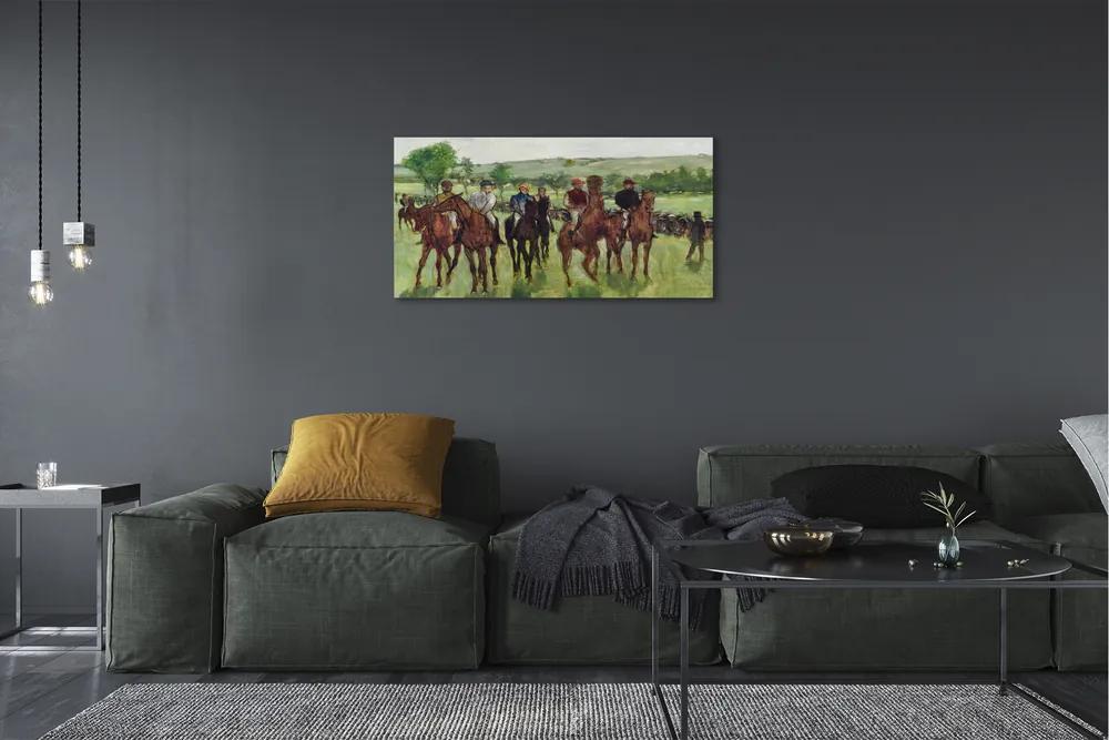 Obraz canvas Art jazda na koni 120x60 cm