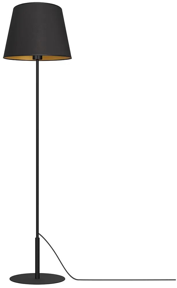 Luminex Stojacia lampa ARDEN 1xE27/60W/230V čierna/zlatá LU3504