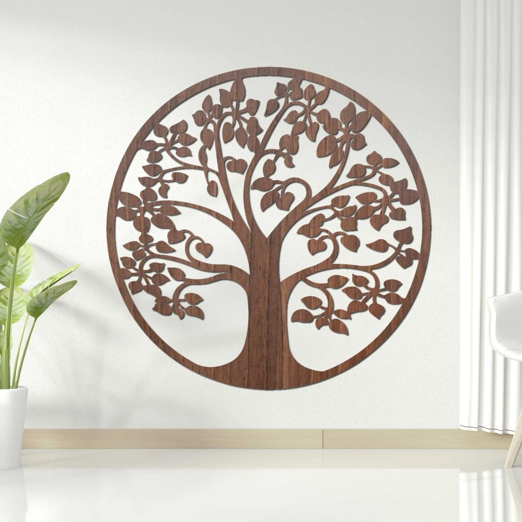 Drevený strom života na stenu | DROTO: HDF - Javor 20 cm 4533-100629 HDF0216