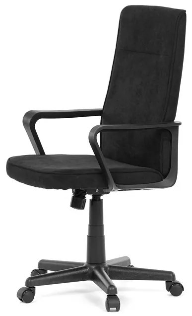 Autronic BONTEC Kancelárska stolička, hojdací mechanizmus, čierna látka, KA-L607 BK2 Farba: Čierna