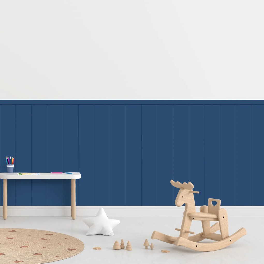 60x100cm Obdĺžnik - Tmavomodrá farba - textilná nálepka na stenu Farba: Tmavá, Veľkosť: 100 cm