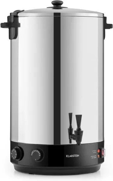 Klarstein KonfiStar 50, zavárací hrniec, automat na teplé nápoje, 50 l, 110 °C, 120 min., ušľachtilá oceľ