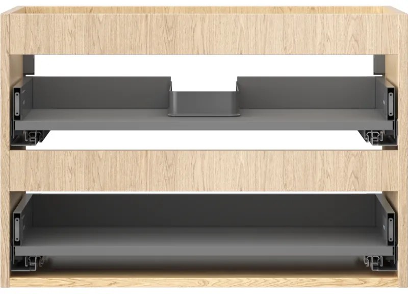 Mexen Box-A, závesná skrinka 70 cm, 2 zásuvky, dub, 91AX0-0700-470-2-81